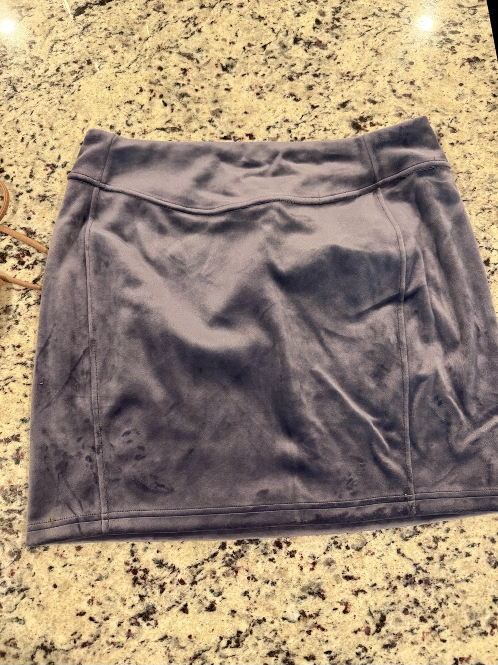 Lululemon scuba velvet mini skirt